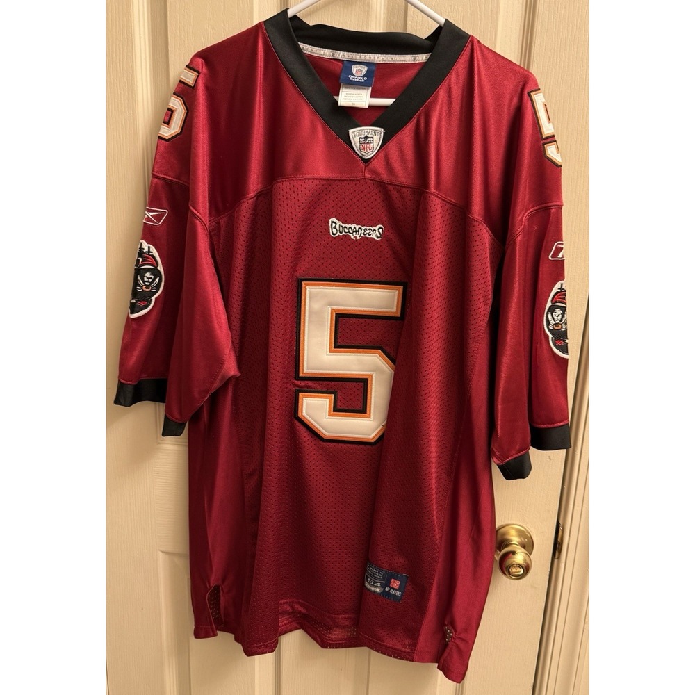 Tampa Bay Buccaneers Reebok On Field Freeman #5 Red NFL Jersey, Size 54‎
